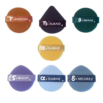 Seven-Star 7-Pack Makeup Puff Set