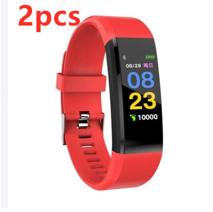 Smart Bracelet With Bluetooth Wristband Heart Rate Monitor