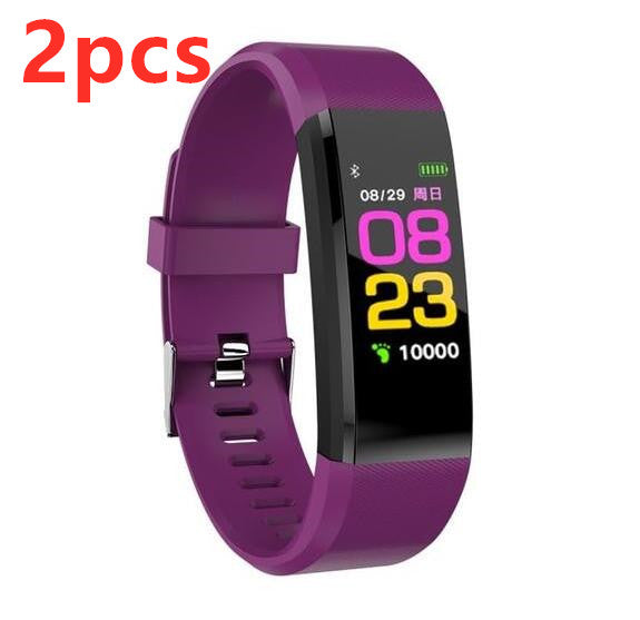 Smart Bracelet With Bluetooth Wristband Heart Rate Monitor