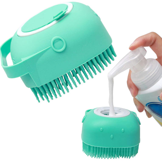 Pet Shampoo & Massage Grooming Brush