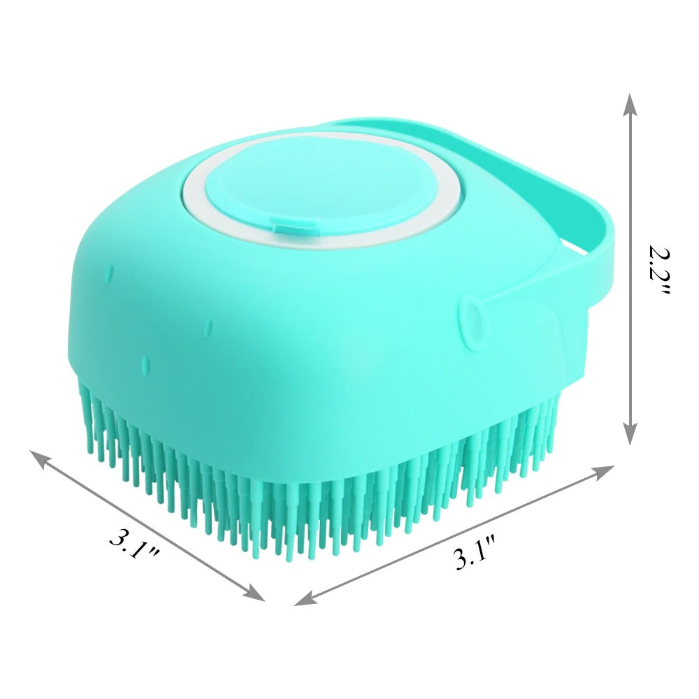 Pet Shampoo & Massage Grooming Brush