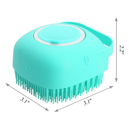 Pet Shampoo & Massage Grooming Brush