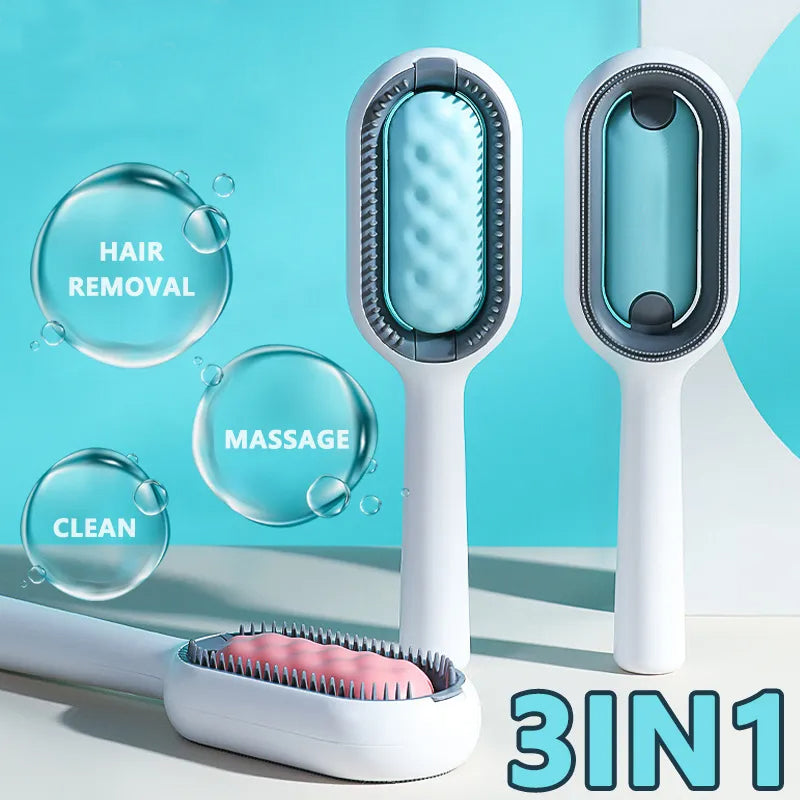 4-in-1 Cat & Dog Grooming Brush with Water