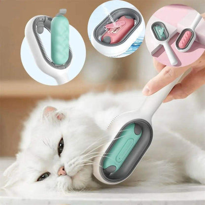 4-in-1 Cat & Dog Grooming Brush with Water