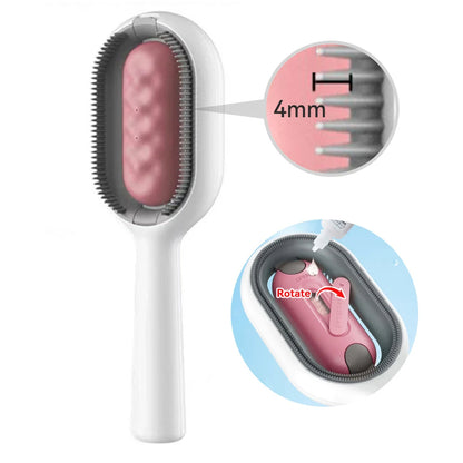4-in-1 Cat & Dog Grooming Brush with Water