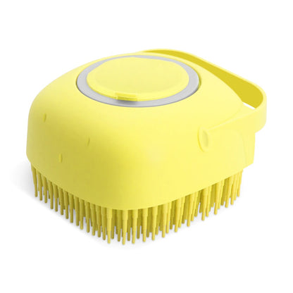 Pet Shampoo & Massage Grooming Brush
