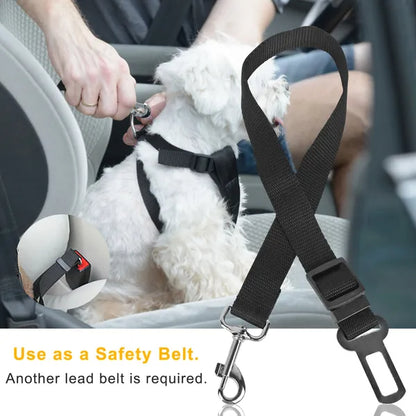 2-Pack Adjustable Pet Seat Belt Leash