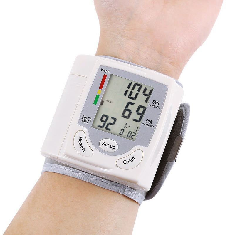 Automatic Wrist Blood Pressure Measuring Device
