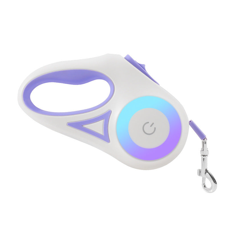 Retractable  Dog Leash With Night Light