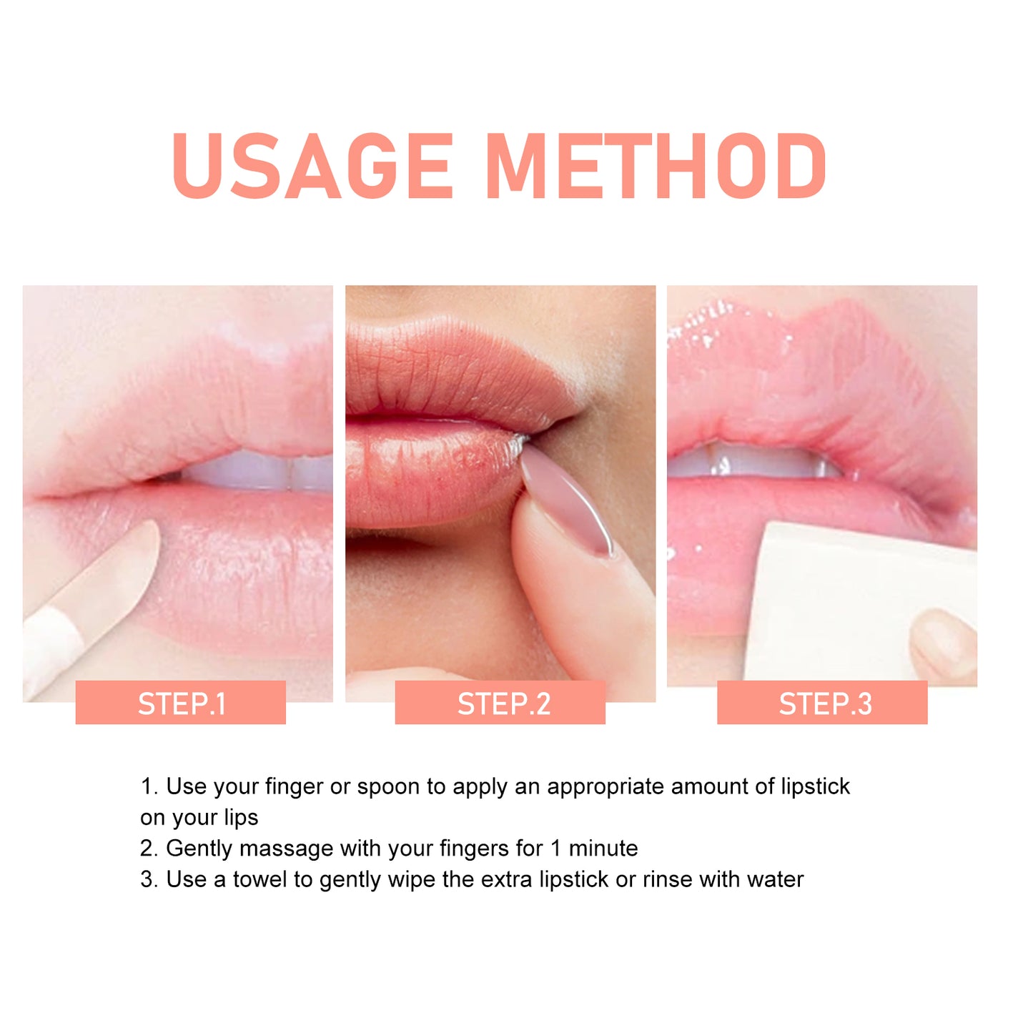 EELHOE Strawberry Lip Scrub