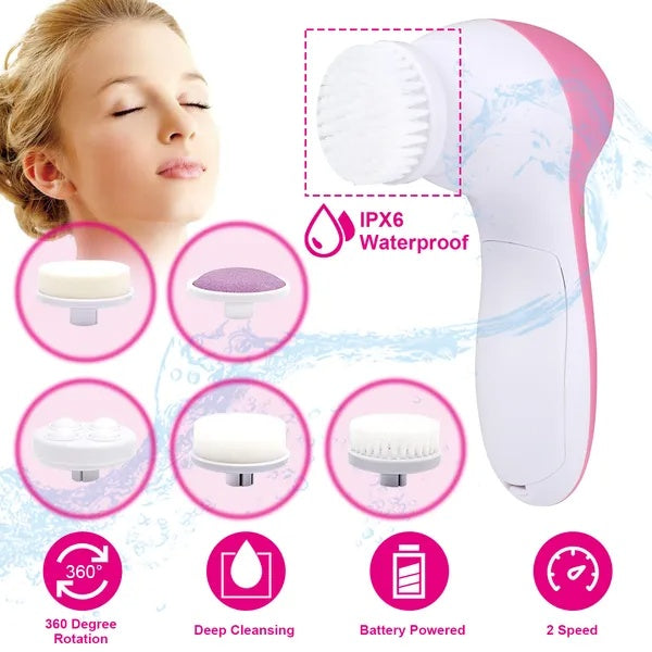Waterproof Facial Cleansing Spin Brush