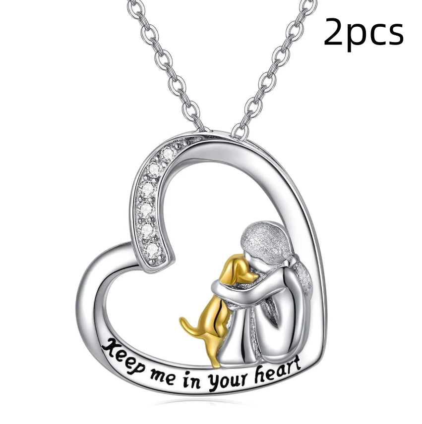 Mother's Day Love Character Pendant Necklace