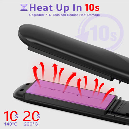 Steam Hair Straightener Titanium Flat Iron