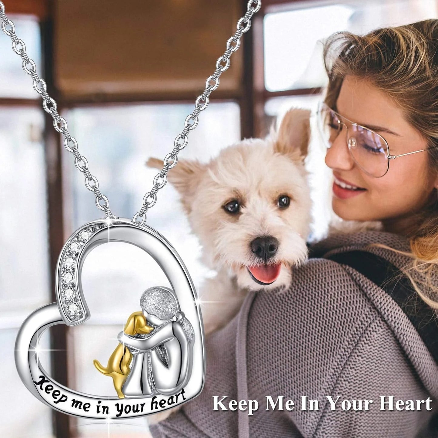 Mother's Day Love Character Pendant Necklace