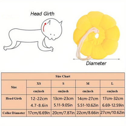 Sunflower Recovery Collar for Cats & Dogs