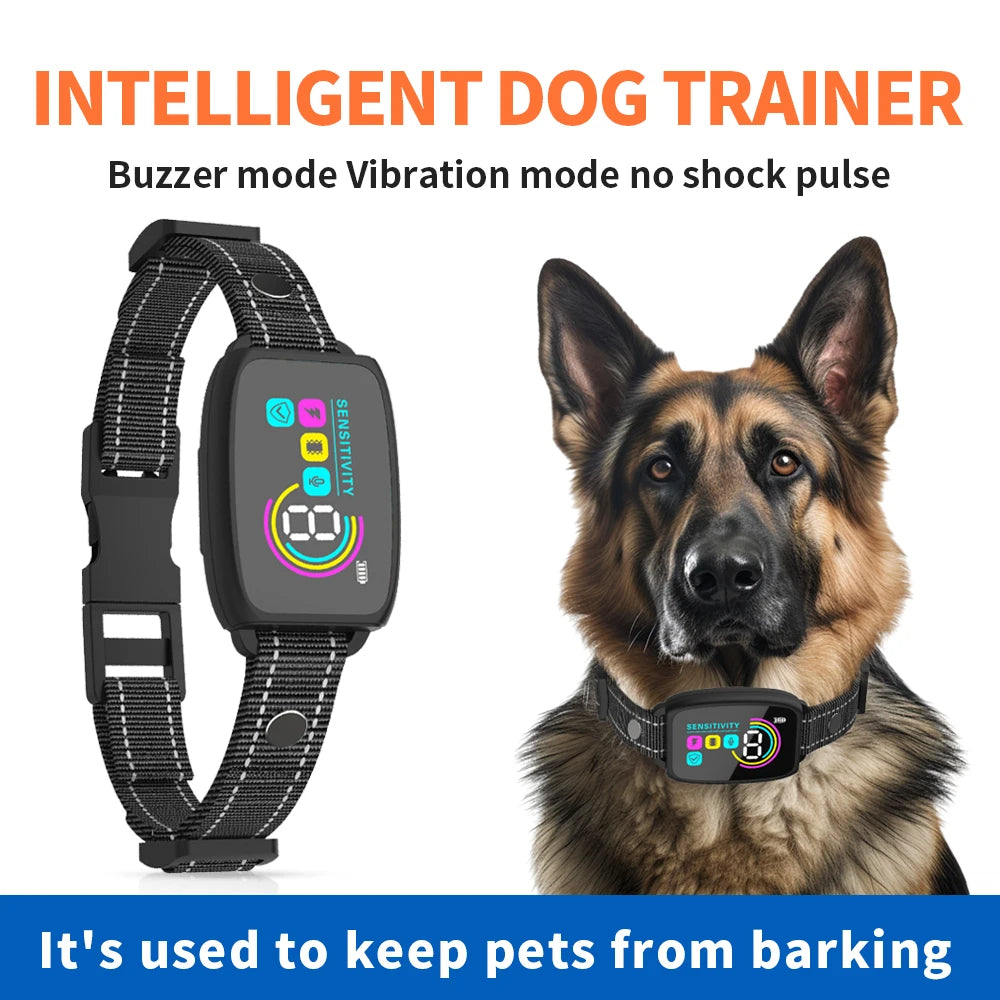 Smart Automatic Anti Barking Dog Rechargeable Collar