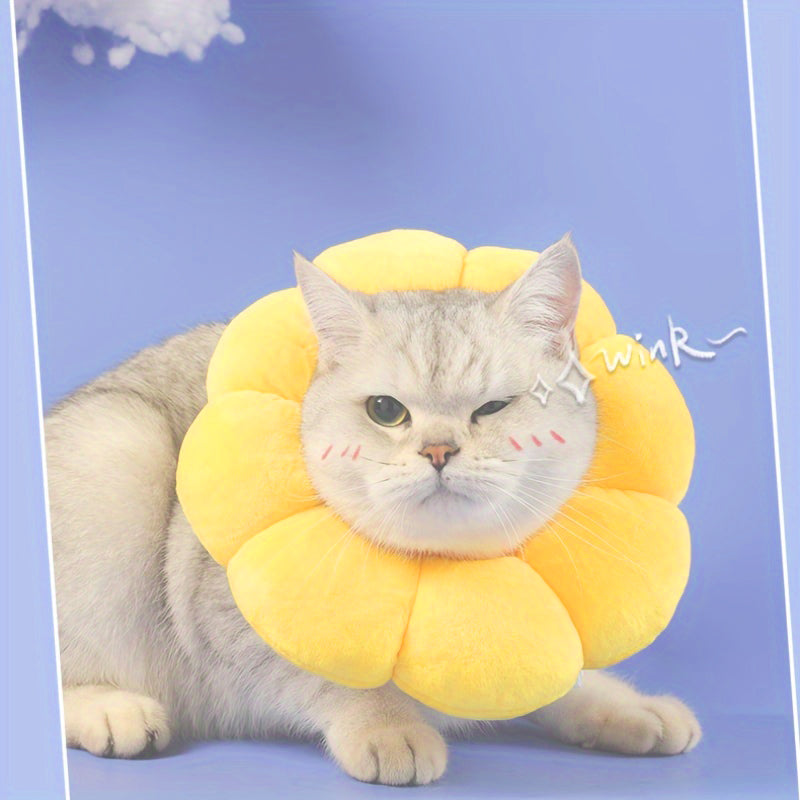 Sunflower Recovery Collar for Cats & Dogs