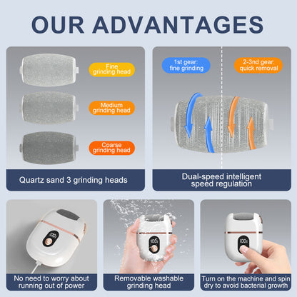 Electric Rechargeable Foot Callus Remover