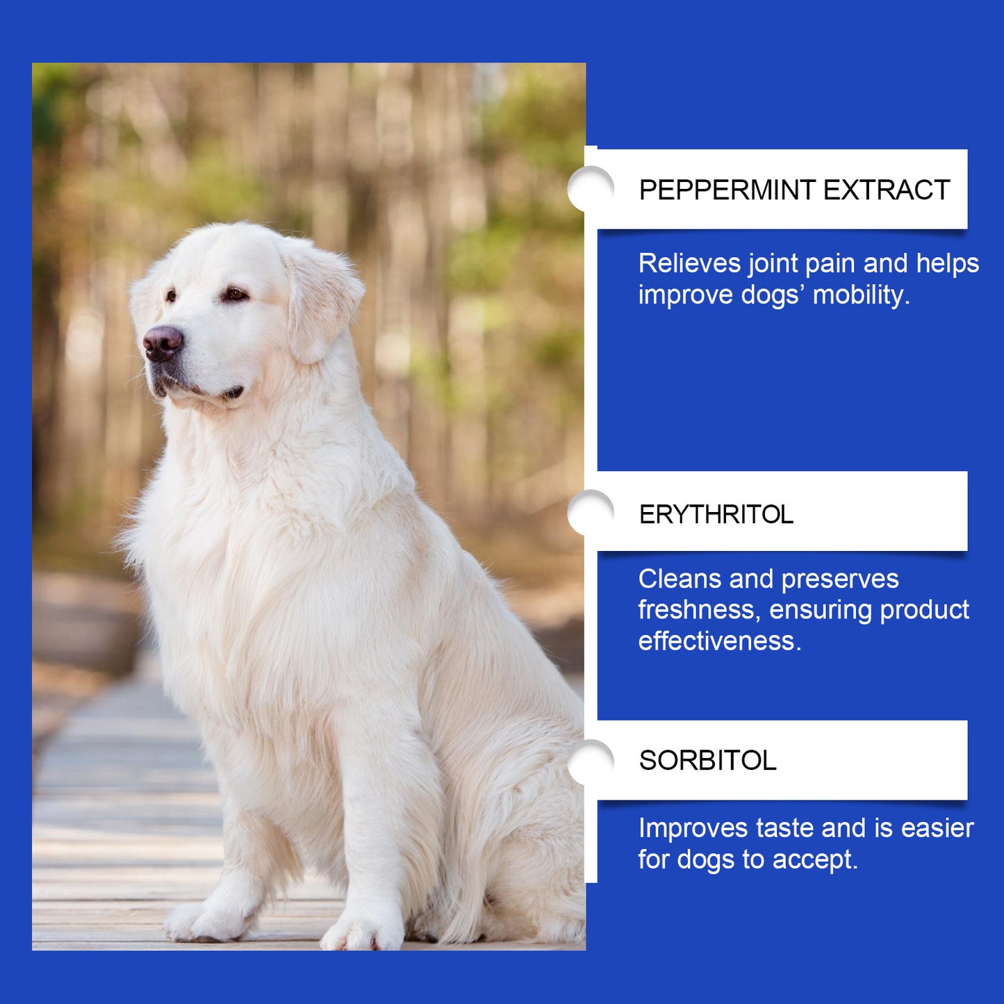 Pet Dog Joint Supplements. Improves Nutrition And Joint Health Care