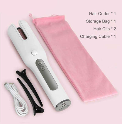 USB Wireless Automatic Ceramic Heating Curler