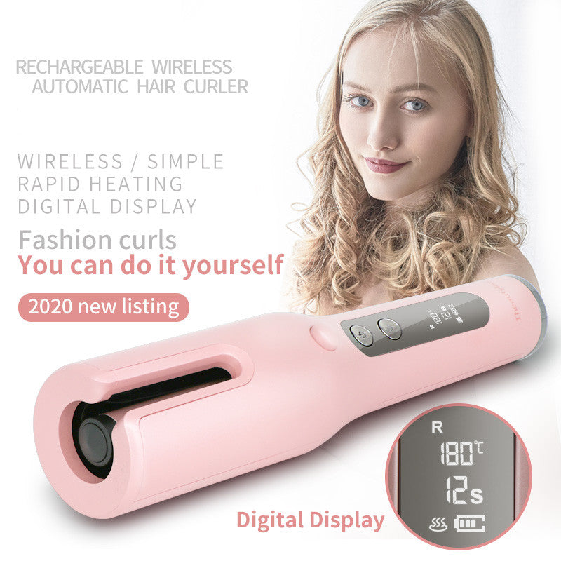 USB Wireless Automatic Ceramic Heating Curler