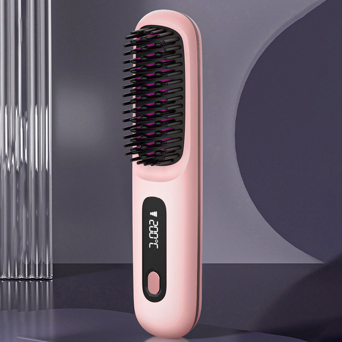 S7 Portable Cordless Hair Straightening Brush