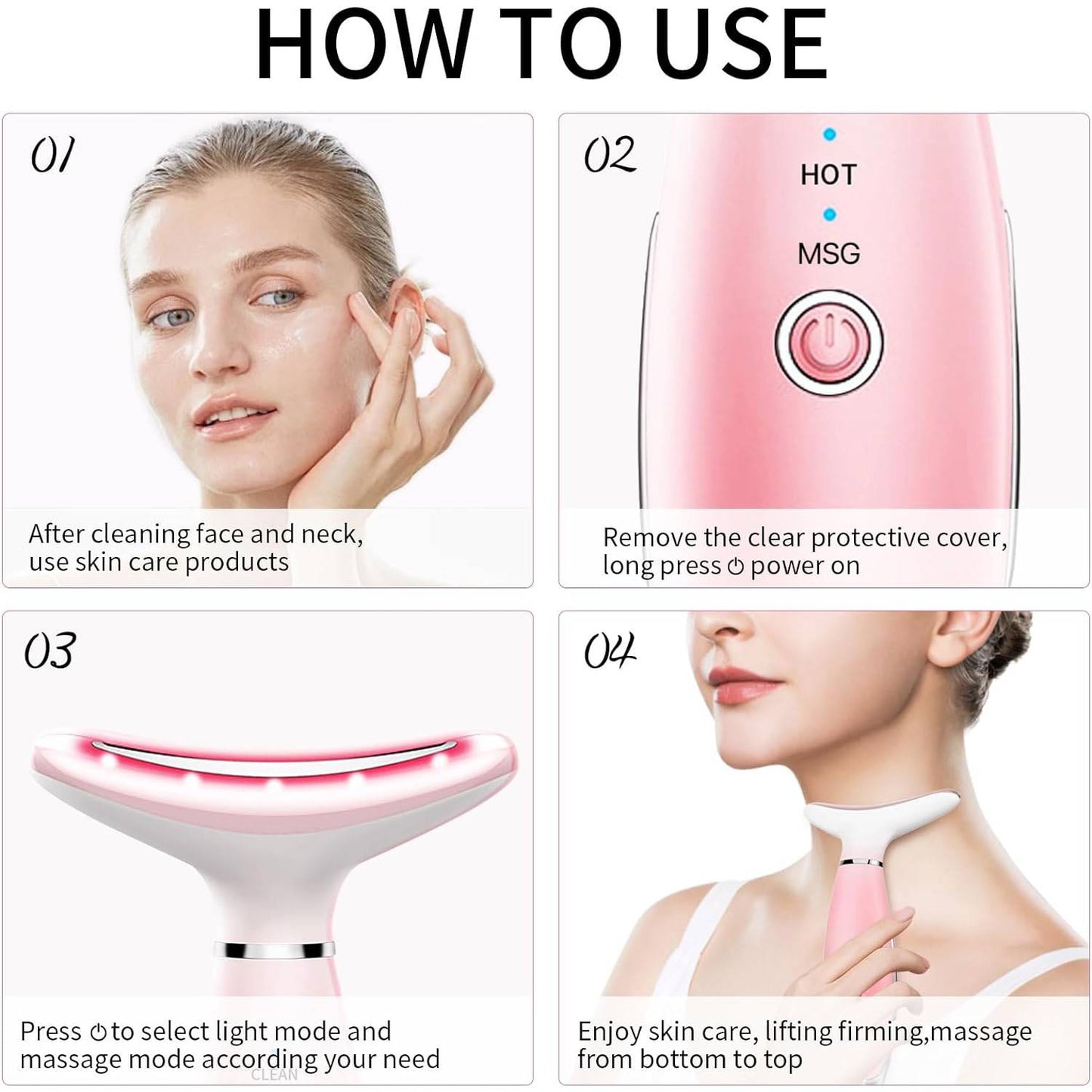 3-in-1 Thermal Face & Neck Massage Tool