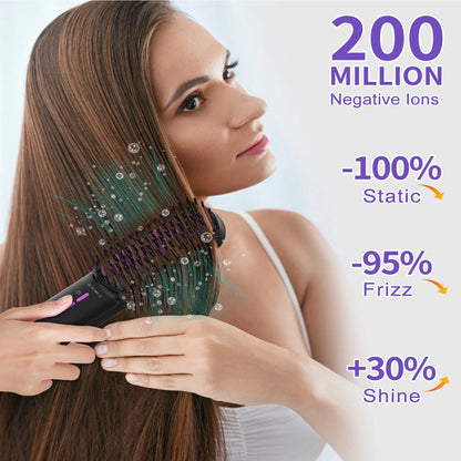 Ionic Steam Hair Straightening Brush