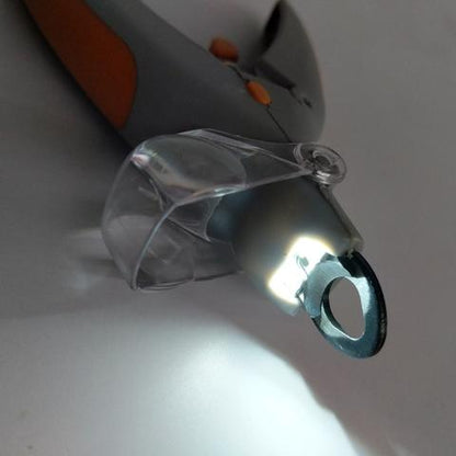 Pet nail clipper with light
