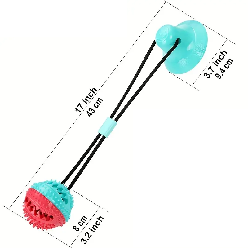 Interactive Dog Toy for Aggressive Chewers
