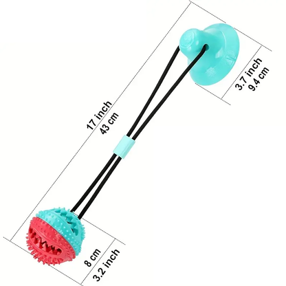 Interactive Dog Toy for Aggressive Chewers