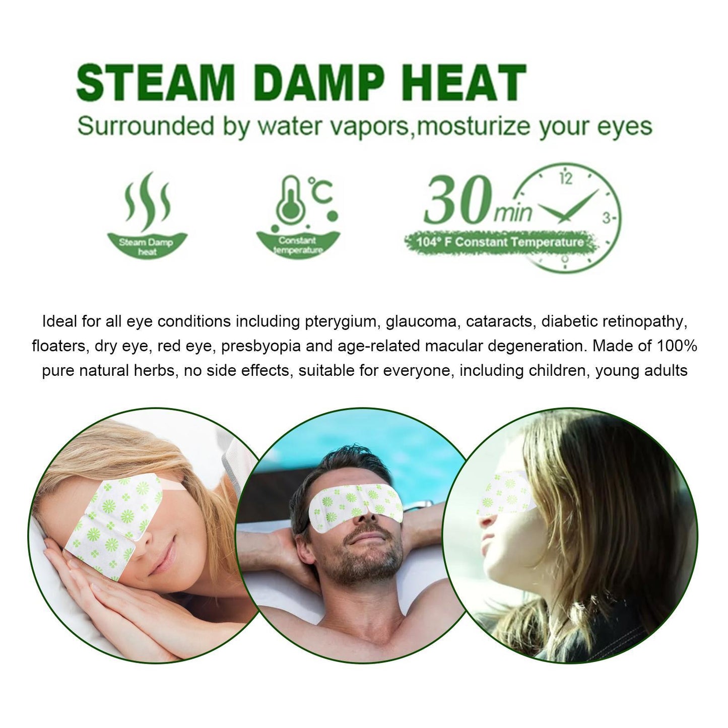 5PCS Self-Heating Steam Eye Mask