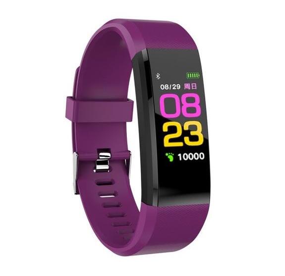 Smart Bracelet With Bluetooth Wristband Heart Rate Monitor