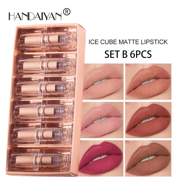 Ice Lipstick Set – 6 Pieces