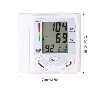 Automatic Wrist Blood Pressure Measuring Device