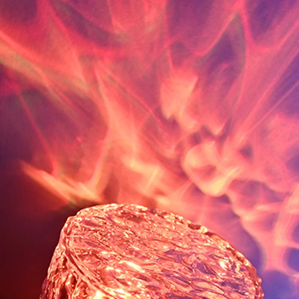 Water Ripple Effect Night Crystal Lamp
