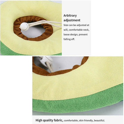 Adjustable Soft Lemon Pet Recovery Collar