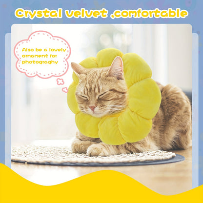Sunflower Recovery Collar for Cats & Dogs