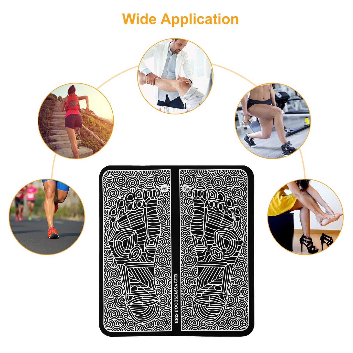 Electric Foot Massage Pad Stimulator