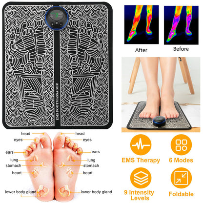 Electric Foot Massage Pad Stimulator