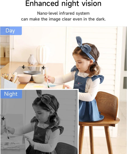 XIAOVV 2K Indoor WiFi Security Camera