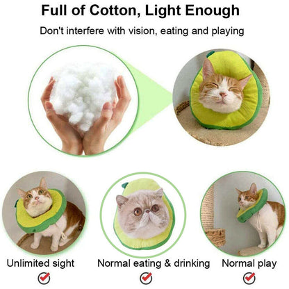 Adjustable Soft Lemon Pet Recovery Collar