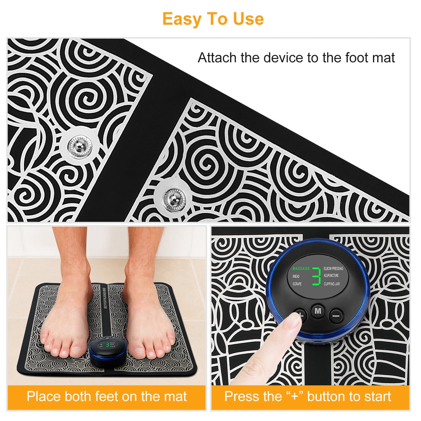 Electric Foot Massage Pad Stimulator