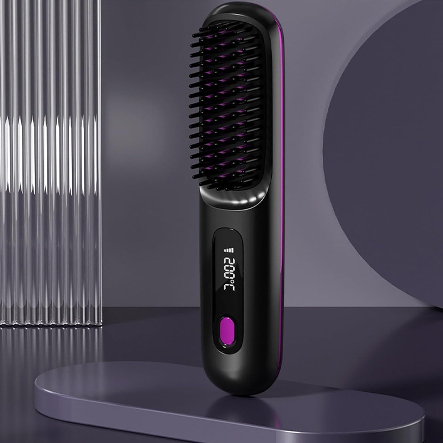 S7 Portable Cordless Hair Straightening Brush