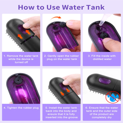 Ionic Steam Hair Straightening Brush