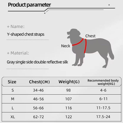 Adjustable Reflective Pet Harness & Leash