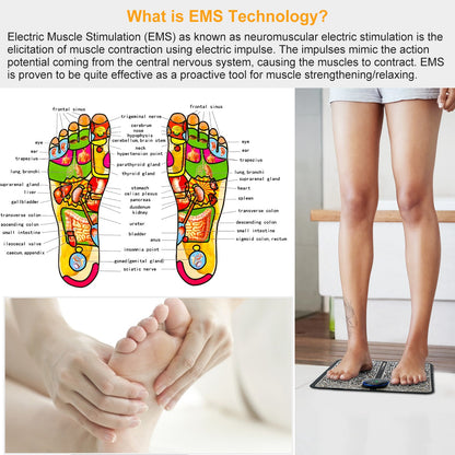 Electric Foot Massage Pad Stimulator