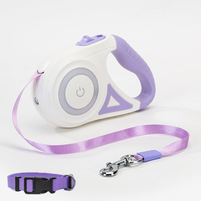 Retractable  Dog Leash With Night Light