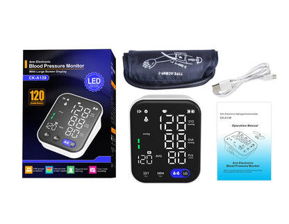 Large Screen Electronic Blood Pressure Monitor