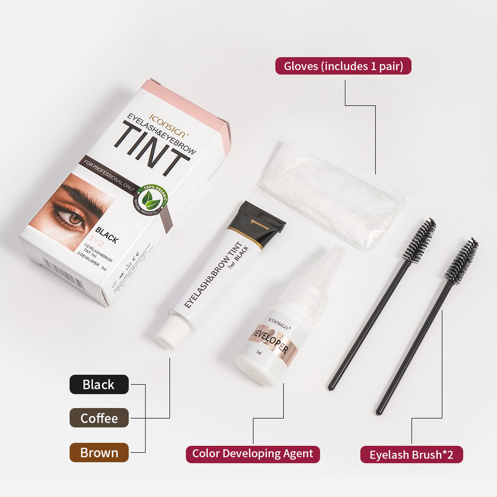 ICONSIGN Eyelash & Eyebrow Tint Kit